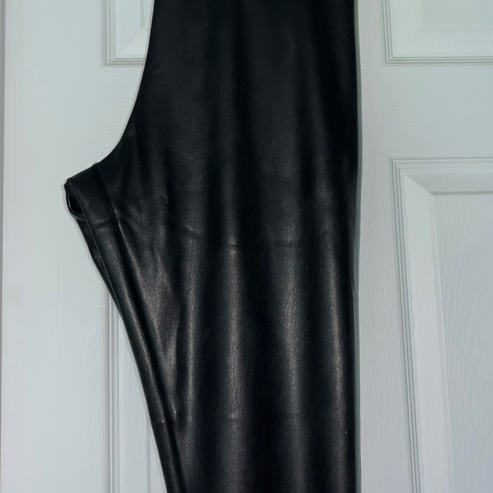 Express small faux leather leggings
